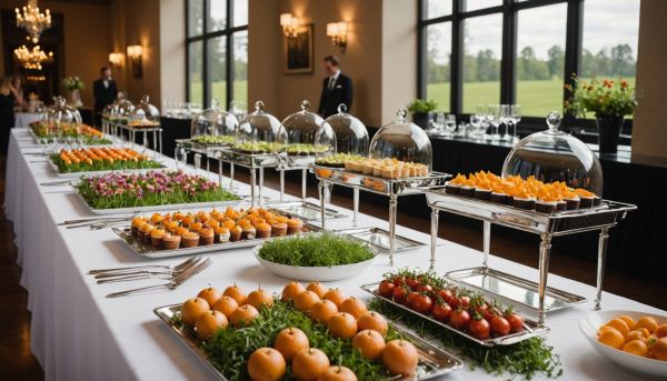 Cocktail dînatoire ou dîner assis : composer son menu de mariage gastronomique