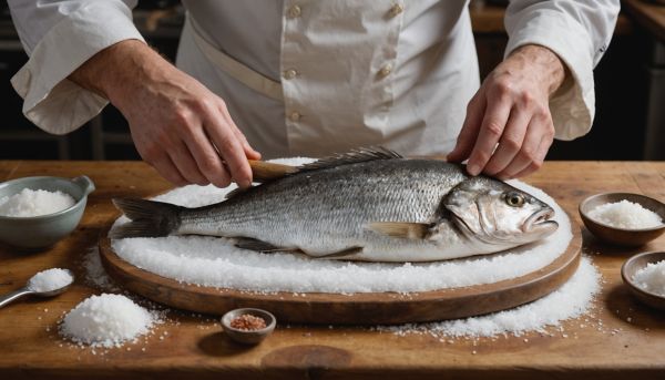 Comment réussir la cuisson d un poisson en croûte de sel marin